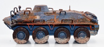 NPE Modellbau NA88967 - H0 - Schützenpanzer SPW BTR 60 PB Polen POLICIA